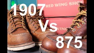 The ULTIMATE Moc Toe Red Wing 875 Vs 1907 [upl. by Deeann]