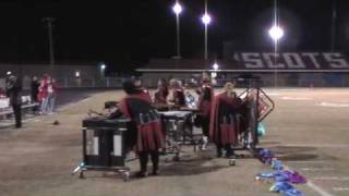 Scotland County High School Marching Band Performance at final home game 2008 [upl. by Llenoil]