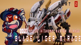 ZOIDS 172 Scale Blade Liger Mirage Part2 [upl. by Fraya]