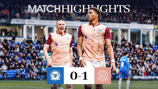 WHAT AN AWAY DAY 🤩  Peterborough United 01 Pompey  Highlights [upl. by Nightingale]