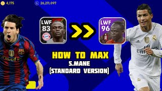 How to train players  SADIO MANE MAX RATING  PES 2022  eFootball 2022 [upl. by Ardena282]