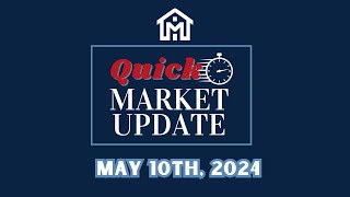 Quick Market Update  May 10th 2024 [upl. by Woothen783]