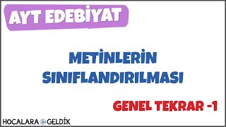 Metinlerin Sınıflandırılması [upl. by Naahs]