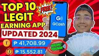 TOP 10 LEGIT AND HIGHEST EARNING APP 2024  I EARNED P41700 IN 1 APP WITH OWN PROOF GCASH amp PAYPAL [upl. by Haela]