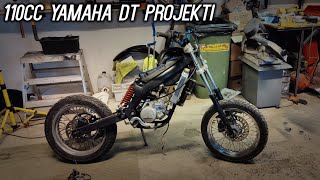 110cc Parmakit Yamaha DT Projekti 1  Tallin siivousta ja koneen laittelua [upl. by Yate]