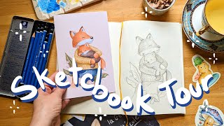 Sketchbook Tour carnet de croquis 2023 [upl. by Field]