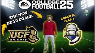 CFB 25 Journey of Coach JC  Dynasty Series Year 3 Game 1  EA Sports College Football 25 [upl. by Kimball]