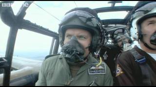 Colin and Ewan McGregor fly an original Lancaster Bomber  Bomber Boys  BBC One [upl. by Kial]