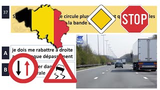 2024 permis de conduire théorique belgique ✅ 50 Questions  examen code de la route test 6 [upl. by Damali]