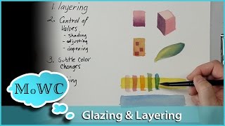 Watercolor Glazing and Layering Basics [upl. by Opalina546]