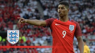 Marcus Rashfords debut goal for England  Goals amp Highlights [upl. by Jarus]