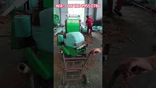 Fully automatic silage baling and wrapping machine seals and stores silage for 23 years machine [upl. by Sykleb]