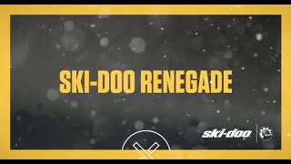 SkiDoo 2017  Modèles Renegade [upl. by Bez]