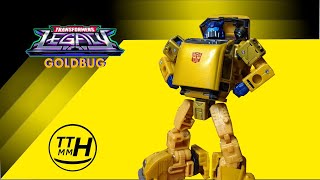 Transformers G1 and Legacy Goldbug review stop motion [upl. by Bruell]