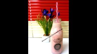 How to make Keventers tooty frooty milk shake perfect homemade tooty frooty milk shake [upl. by Oiraved]