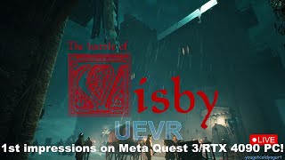 The Battle of Visby in UEVR Inside a Game in a VR mod  Meta Quest 3RTX 4090 PC Live [upl. by Ennairam]