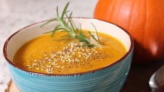 Plant Based Vegan Pumpkin SoupThe Whole Food Plant Based Recipes [upl. by Harmaning]