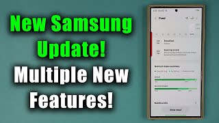 New Samsung Update Adds New Features to Millions of Galaxy Phones  Whats New [upl. by Eluj]