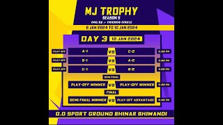 FINAL DAY I MJ TROPHY 2024 BC4 BHIWANDI [upl. by Erialb498]