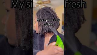 These Locs were painfully dry 🥴 refresh routine microlocs starterlocs locbob [upl. by Ianej]