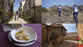 El pueblo más bello T7E8 Entorno natural en bici historia y recolección de garbanzos [upl. by Anoik]