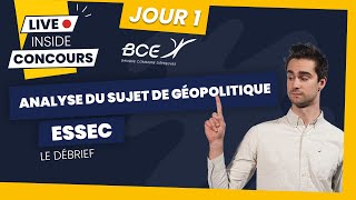 Analyse du sujet de géopolitique ESSEC  BCE 2022 [upl. by Choo34]