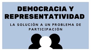 Democracia Representativa Origen y Definición [upl. by Nadler]