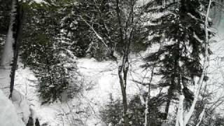 Miners Falls Munising Michigan in Winter [upl. by Aysa20]