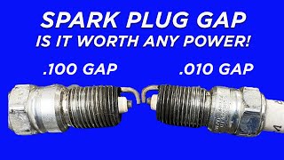 JUNKYARD LS PLUG GAP TEST DOES MORE GAP EQUAL MORE POWER HOW MUCH SHOULD I RUN 010 VS 100 GAP [upl. by Tterej]