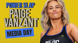 Paige VanZant Power Slap media day interview [upl. by Bj]