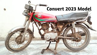 Full Restoration Old Model Honda Bike [upl. by Lamarre]