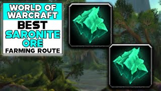 WORLD OF WARCRAFT BEST SARONITE ORE FARMING ROUTE [upl. by Nats471]