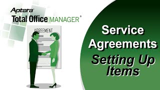 How to Set Up Service Agreements in Total Office Manager® [upl. by Ingmar]