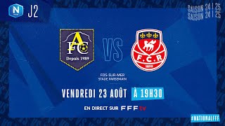 J2 I Aubagne FC – FC Rouen 21 le résumé I National FFF 20242025 [upl. by Edra878]