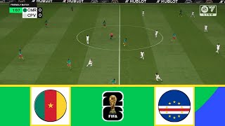 CAMEROON VS CAPE VERDE  FIFA WORLD CUP 2026 QUALIFIERS AFRICA  FOOTBALL LIFE 2024 [upl. by Merl752]