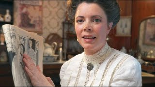 Back to the Hair Parlour  ASMR Edwardian Roleplay shampoo brushing haircut hairstyling amp brows [upl. by Yatnuahs]