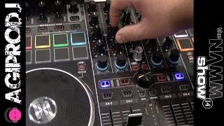 RELOOP Terminal Mix 8 4Channel Serato DJ Performance Pad Controller  NAMM 2014  agiprodj [upl. by Nnyrat916]