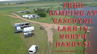 Free Camping at Gascoyne Lake in North Dakota [upl. by Norman]