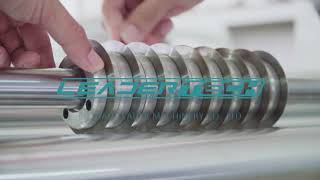 How the cheapest round blade works  PVC film web slitting and rewinding machine [upl. by Amend]