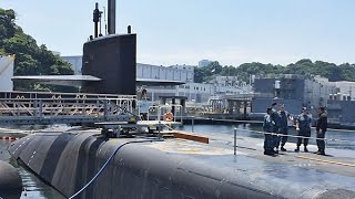 On board the US Navys largest submarine Michigan [upl. by Nahtad]