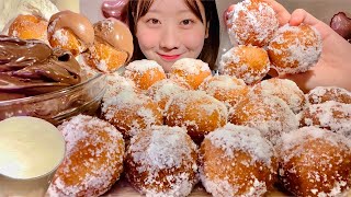 ASMR Mochi Donuts【Mukbang Eating Sounds】【English subtitles】 [upl. by Giustino]