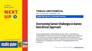 Overcoming career challenges in games data driven approach [upl. by Nigam357]