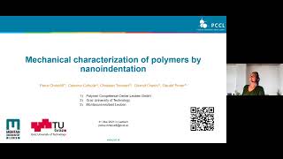 PCCL Webinar quotMechanical characterization of polymers by nanoindentationquot [upl. by Helban]