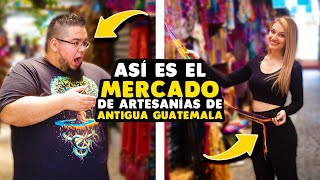 Cómo es un MERCADO DE ARTESANIAS de Guatemala 🇬🇹 [upl. by Murat]