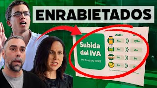 La izquierda española se enrabieta porque Mercadona informa sobre la subida del IVA [upl. by Lehctim]