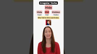 Irregular Verbs HIDE  HID  HIDDEN [upl. by Kimmel]