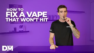 How To Fix A Disposable Vape That Wont Hit  Distromike [upl. by Orose904]