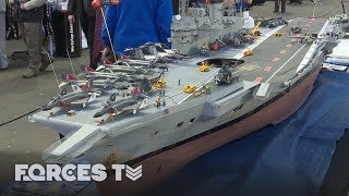 25 Years In The Making HMS Ark Royal In Miniature  Forces TV [upl. by Uchish698]