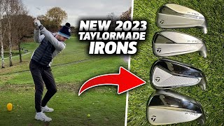 2023 NEW TAYLORMADE IRONS REVIEW  Im Shocked  P770 P7MC P7MB [upl. by Chrysler]