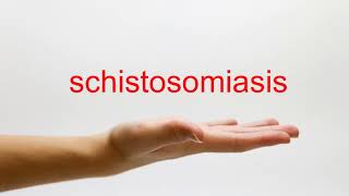 How to Pronounce schistosomiasis  American English [upl. by Anema]